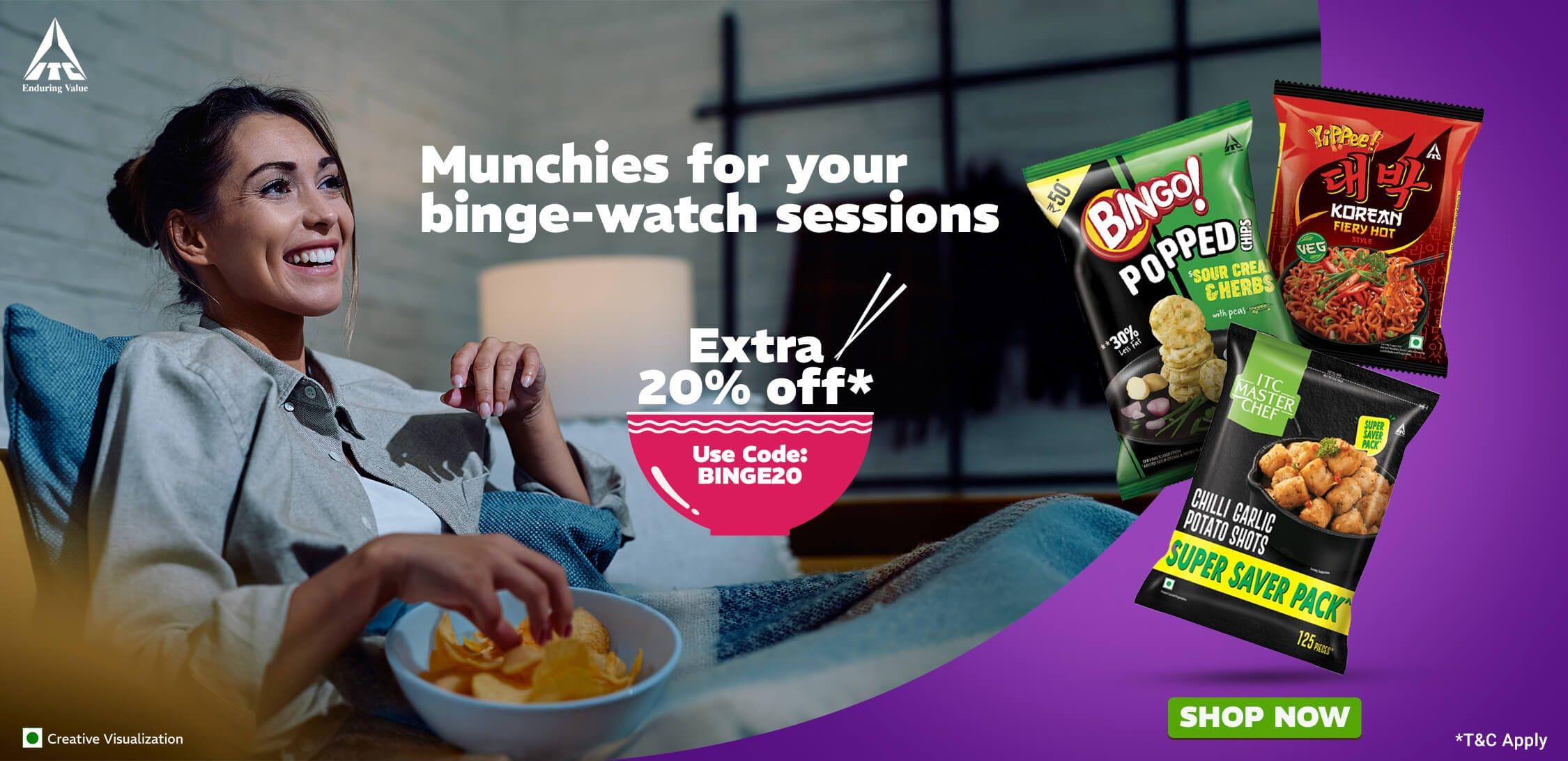 BINGE20 Banner Binge 21 March