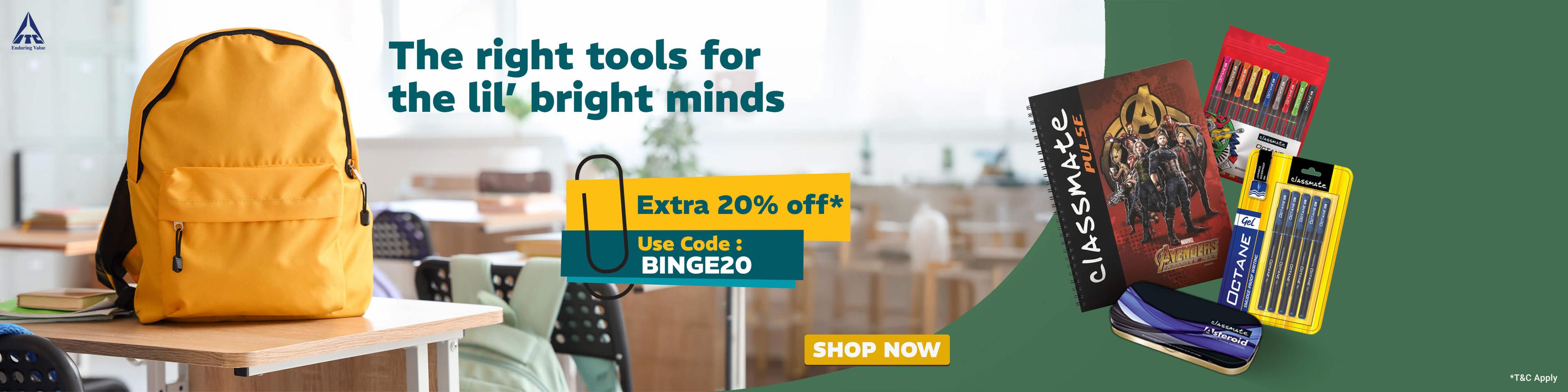 BINGE20 Banner Stationery 21 March