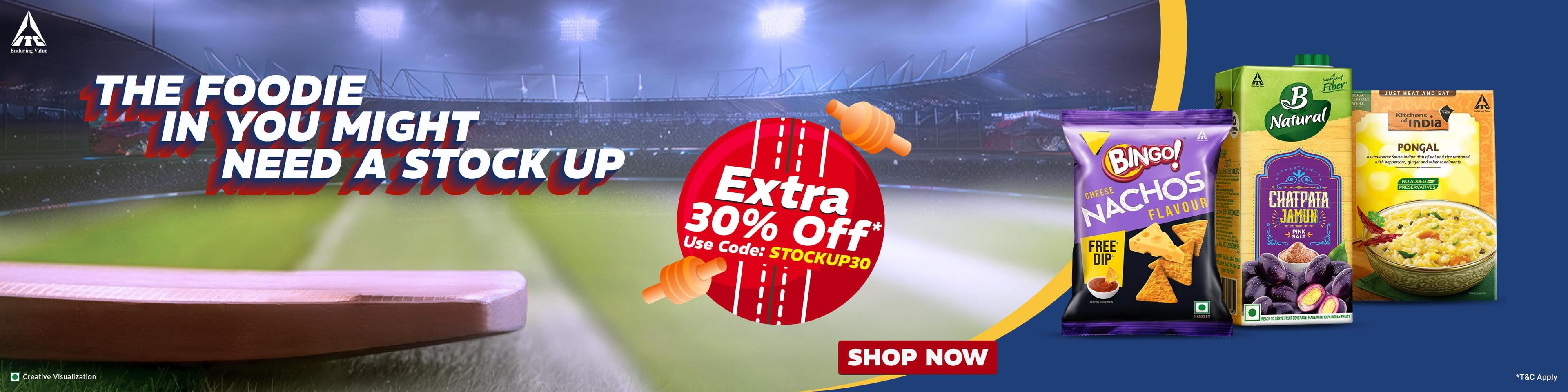 STOCKUP30 Cricket Banner 15 May
