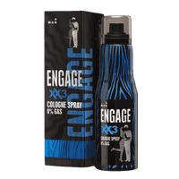 Engage XX3 Cologne Spray - No Gas Perfume for Men, Spicy and Woody, Skin Friendly, 135ml
