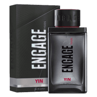 Engage Yin Eau De Parfum, Perfume for Men, 90ml, Fruity & Floral, Skin Friendly