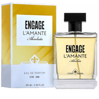 Engage L'amante Absolute Eau De Parfum, Perfume for Men, 100ml , Spicy, Long Lasting & Premium , Skin Friendly