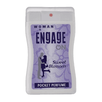 Engage On Sweet Blossom Pocket Perfume For Women, 18ml, Floral & Green, Skin Friendly