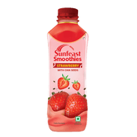 Sunfeast Strawberry Smoothie with Chia Seeds, 300ml