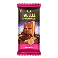 Fabelle Choco Deck Fruit and Nut Chocolate Bar 58g