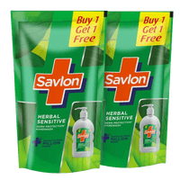 Savlon Herbal Sensitive pH balanced Liquid Handwash Refill Pouch, 750ml+750ml  (Pack of 2)