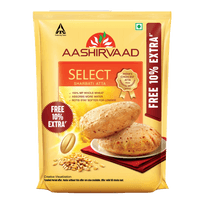 Aashirvaad Select Atta, 5 kg + 10% extra