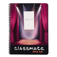 Classmate Pulse Selfie Notebook 1 Subject, 24.0 cm x 18.0 cm, 180 pages, Single Line