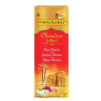 Mangaldeep Chandan 3in1 Agarbatti - Experience the soothing fragrances of classic chandan, rose chandan & jasmine chandan