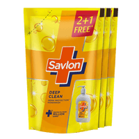 Savlon Deep Clean Hand wash 175ml x 2 + 1 Free