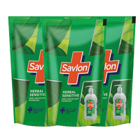 Savlon Herbal Sensitive pH Balanced Liquid Handwash  175mlx3 refill pouch