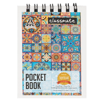 Classmate Pocket Book,  10.5 cm x 7.5 cm,  120 pages,  Single Line
