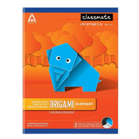 Classmate Origami,  24.0 cm x 18.0 cm,  172 pages,  Unruled