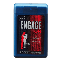 Engage On Classic Woody Pocket Perfume For Men, 18ml, Citrus & Spicy ,Skin Friendly