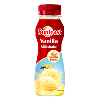 Sunfeast Vanilla Milkshake- Creamy & Smooth Milkshake With Real Vanilla Extracts, 180ml