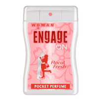 Engage On Floral Perfume For Women, 18ml, Fruity & Floral, Skin Friendly