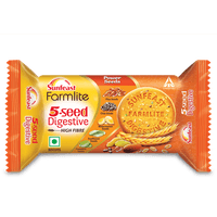 Sunfeast Farmlite 5 Seed Digestive Biscuit 100g, High fibre, Goodness of 5 Power Seeds and Wheat Fibre