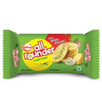Sunfeast All Rounder Biscuits : Thin Potato Biscuits - Cream & Herb, 75g