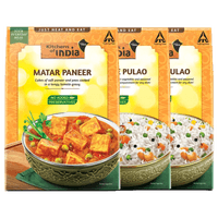 Kitchens of India Combo Pack - Matar Paneer and Vegetable Pulao 785g