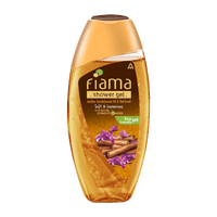 Fiama Shower gel Golden Sandalwood oil and Patchouli, Bodywash with skin conditioners for soft and luxurious skin, 250ml bottle 