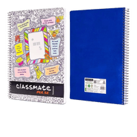 Classmate 1 Subject Selfie Notebook - Single Line, 180 Pages, Spiral Binding, Soft Cover, 297mm*210mm